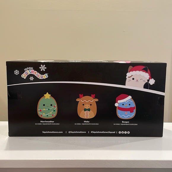 ⚡️New 4” Select Series Squishmallow Christmas Cookie Ornament Set - 3 pk - Picture 6 of 9